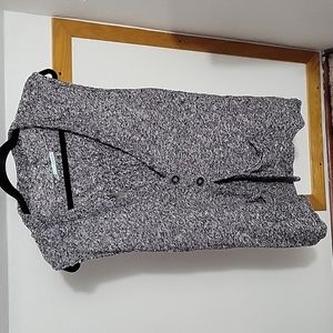 Racerback gray sweater vest